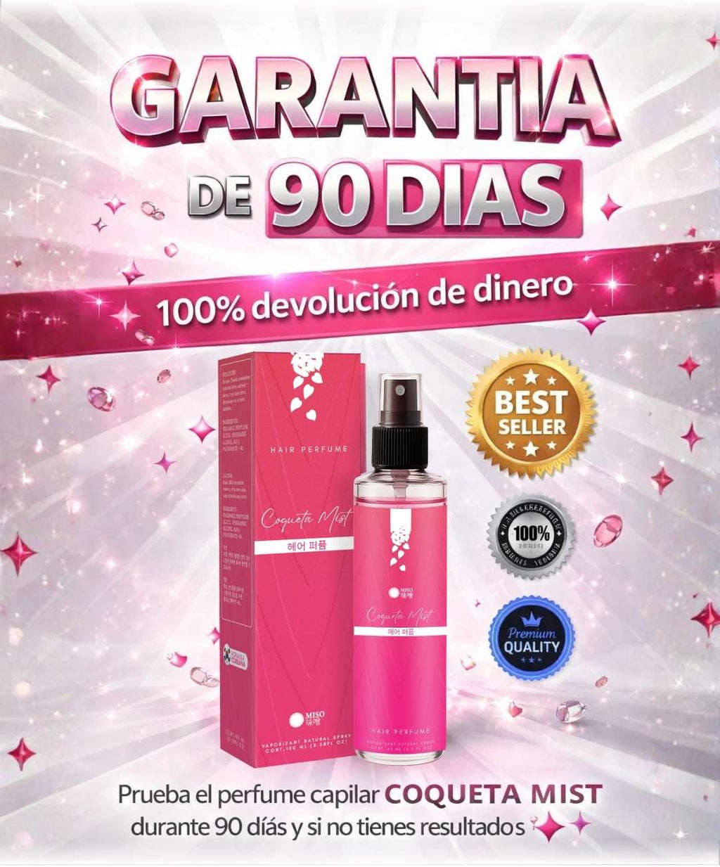 Perfume Capilar Coqueta Mist