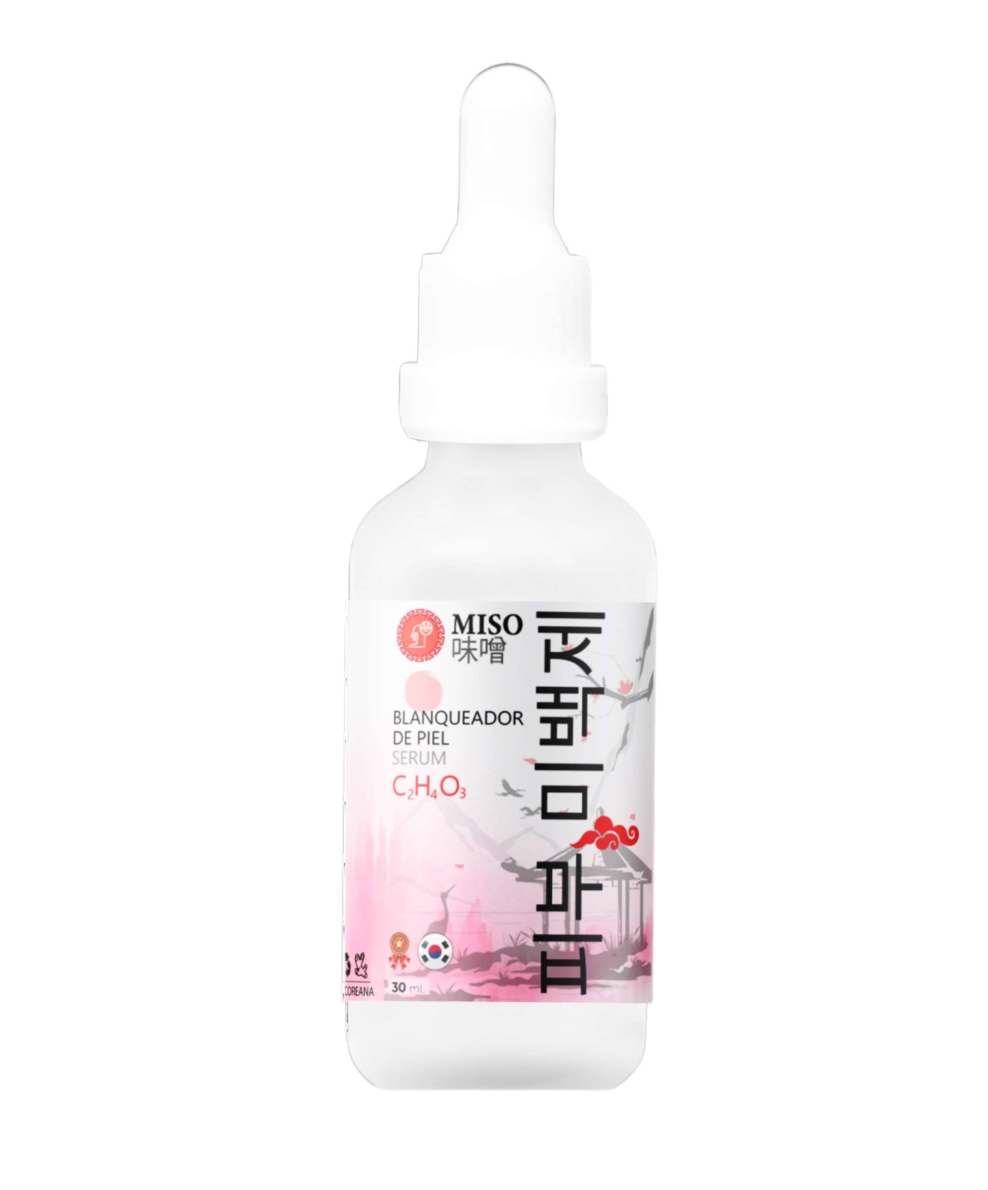 Serúm Blanqueador de Piel Coreano Miso